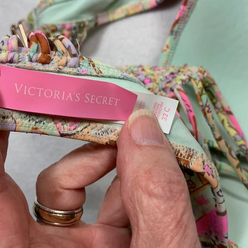 Victoria’s Secret Racer Back Padded Bikini Top - 32 C